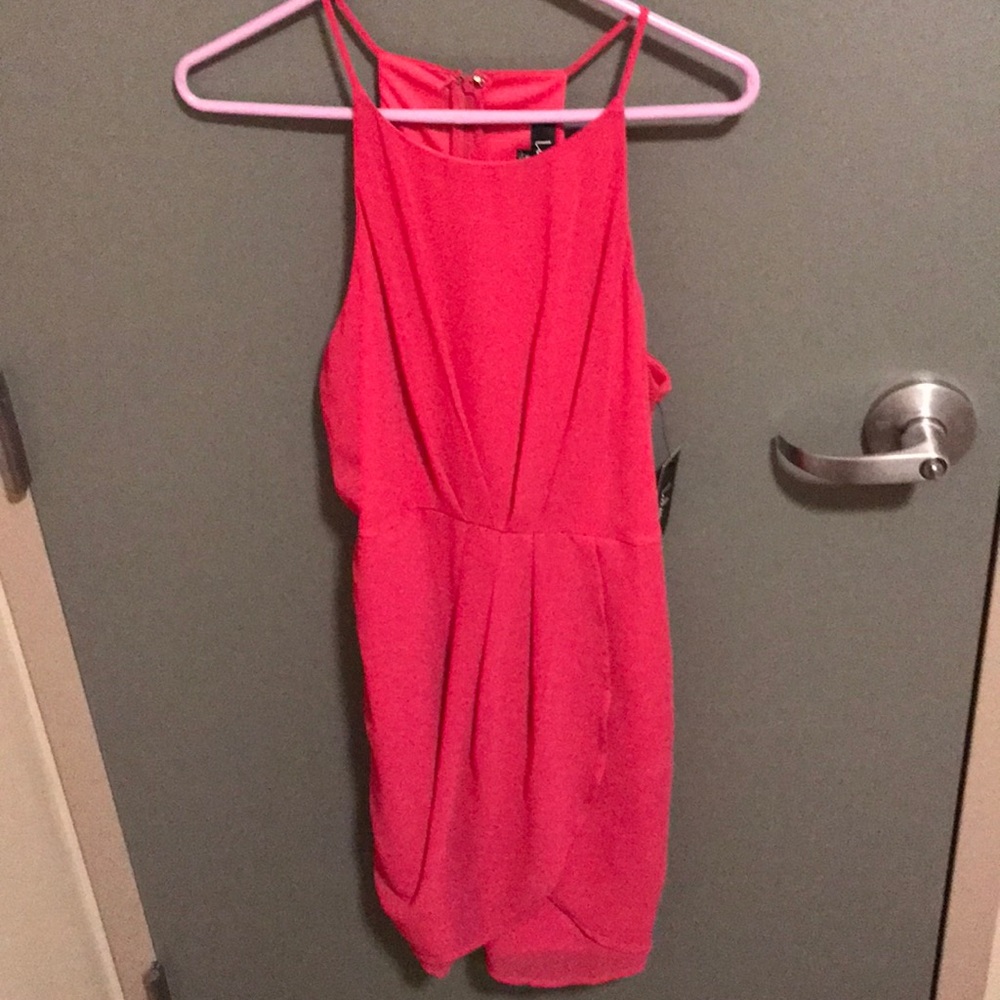 Lulus dress! Hot pink & brand new! Size XL